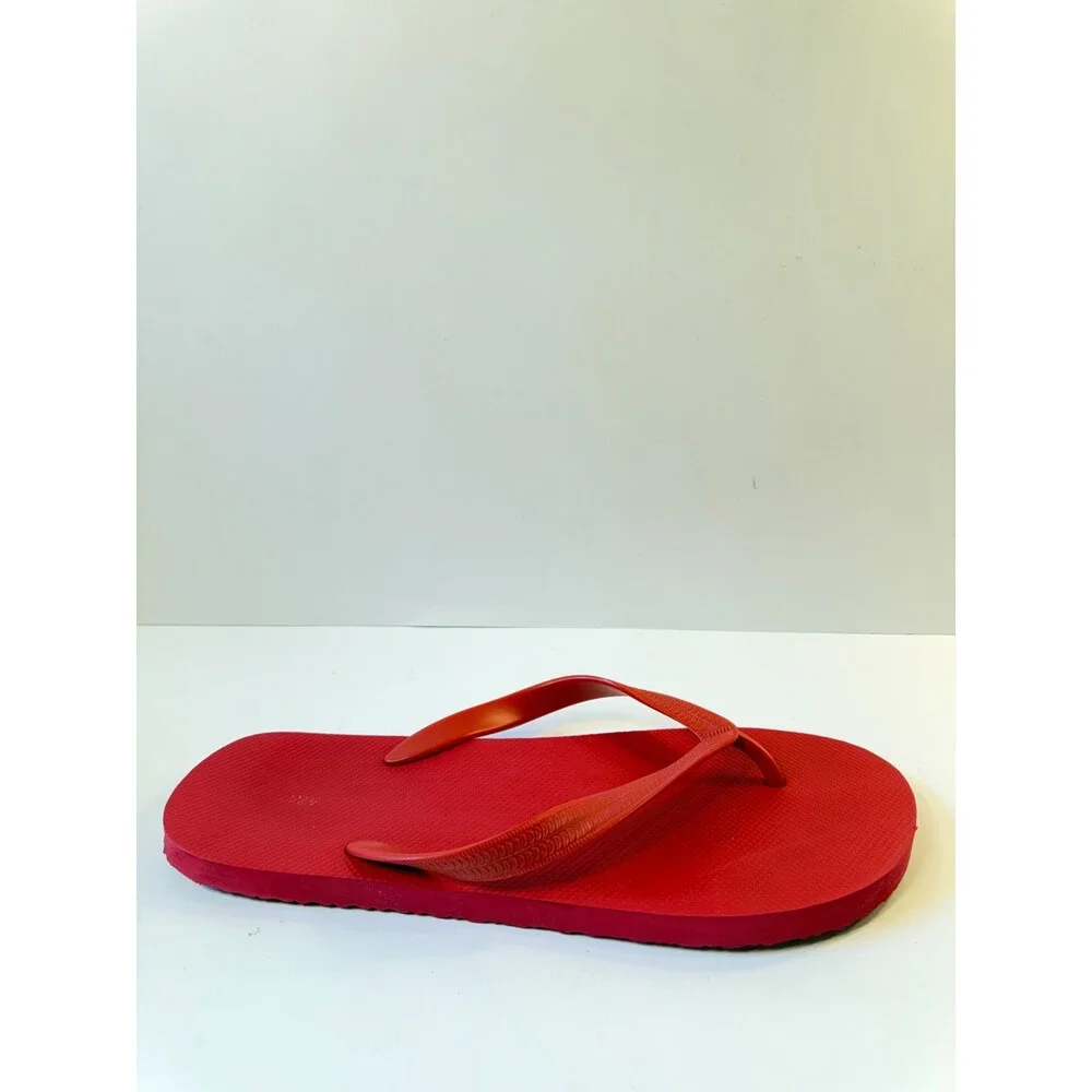 Old Navy Sandals Mens Red Flip Flops US 12-13